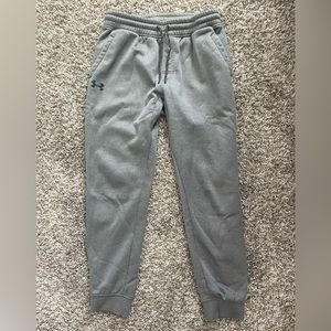 Men’s grey underarmour sweatpants